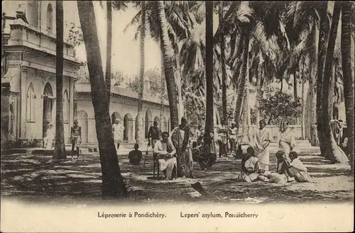 Ak Pondichery Ponducherry Puducherry Indien, Leproserie