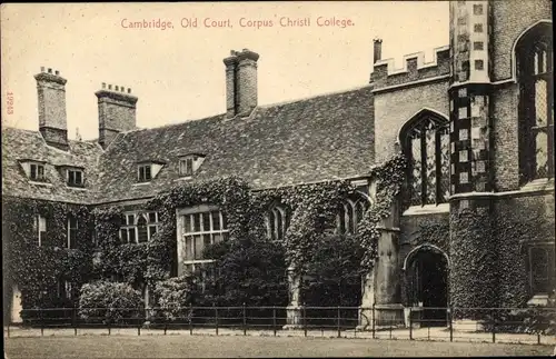 Ak Cambridge East England, Old Court, Corpus Christi College