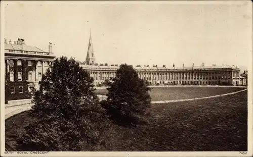 Ak Bath Somerset England, Royal Crescent