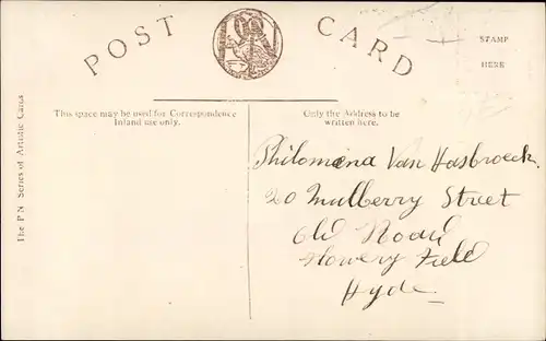 Ak Leicester East Midlands England, Victoria Park, Allee