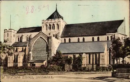 Ak Harrogate Yorkshire England, St. Wilfrid's Church