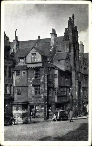 Ak Edinburgh Schottland, John Knox's House, High Street