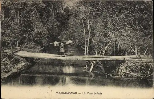 Ak Madagaskar Madagascar, Un Pont de bois