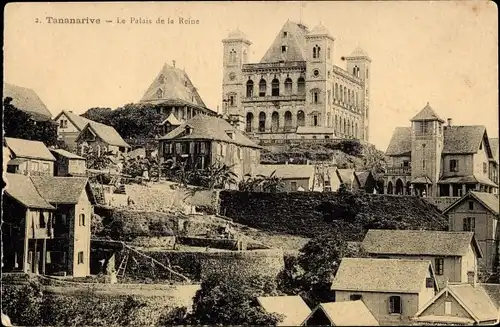 Ak Antananarivo Tananarive Madagaskar, Le Palais de la Reine