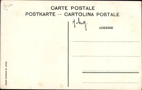 Ak Grindelwald Kanton Bern, Kirche und Viescherhörner