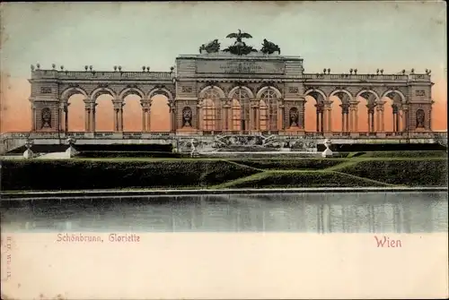 Ak Wien 13 Hietzing Österreich, Schönbrunn, Gloriette