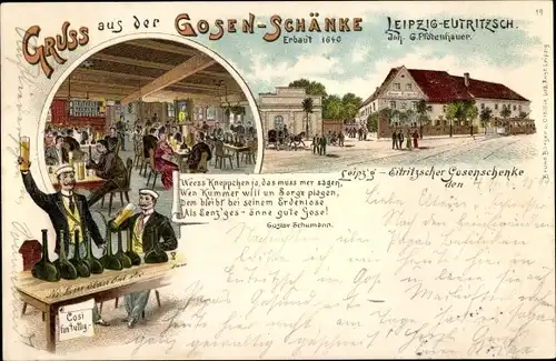 Litho Eutritzsch Leipzig in Sachsen, Gosen Schänke