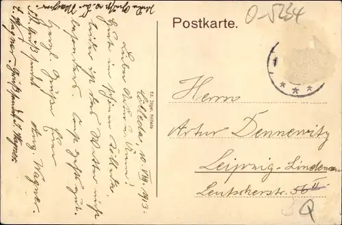 Ak Kölleda in Thüringen, Bahnhofstraße