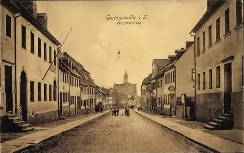 Ak Geringswalde Sachsen, Hauptstraße