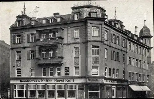 Ak Erfurt in Thüringen, Geschäftshaus und Konditorei am Kaiserplatz