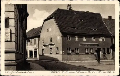 Ak Gräfenhainichen in Sachsen Anhalt, Hotel Goldner Stern