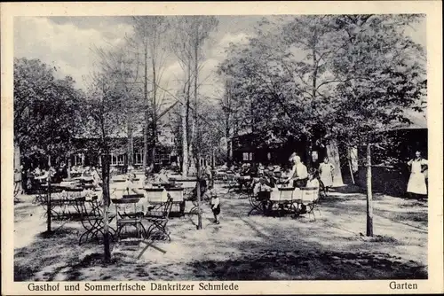 Ak Dänkritz Neukirchen in Sachsen, Gasthaus Dänkritzer Schmiede