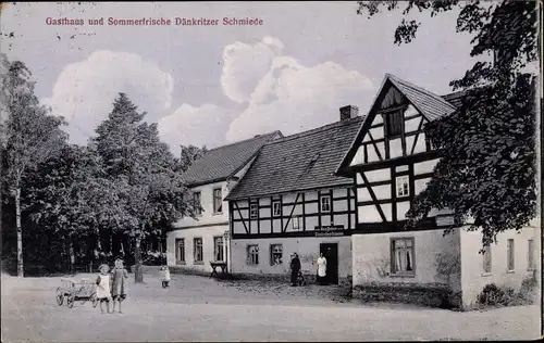 Ak Dänkritz Neukirchen in Sachsen, Gasthaus Dänkritzer Schmiede
