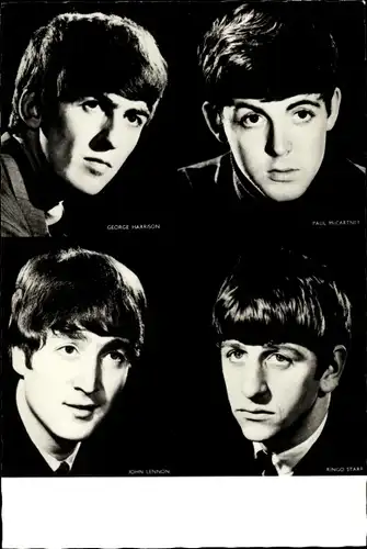 Ak Musikgruppe The Beatles, John, Paul, George, Ringo