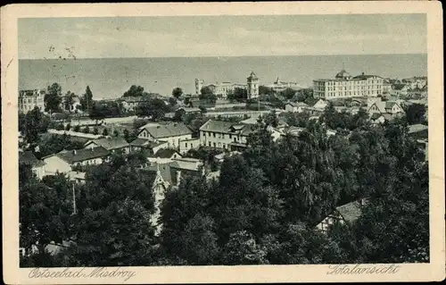 Ak Międzyzdroje Ostseebad Misdroy Pommern, Gesamtansicht