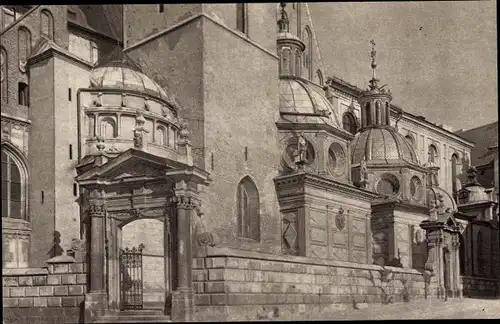 Ak Kraków Krakau Polen, Wawel-Kathedrale, Kaplice
