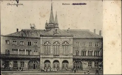 Ak Obernai Oberehnheim Elsass Bas Rhin, Rathaus