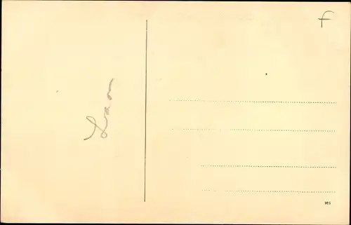 Ak Fischertreppchen Somme, Blick auf das Schlösschen