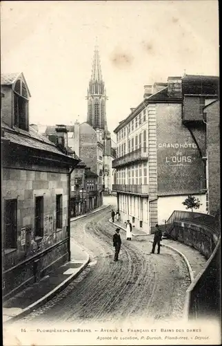 Ak Plombières les Bains Lothringen Vosges, Avenue I. Francais et Bains des Dames