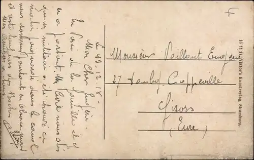 Ak Bischheim Elsass Bas Rhin, Hauptgasse