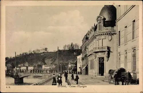 Ak Épinal Lothringen Vosges, Caisse d'Epargne