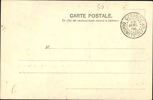 Ak Dahomey Benin, Palais de Behanzin Abomey, Femmes des Popos