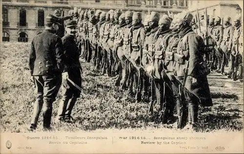 Ak Tirailleurs Senegalais, Revue du Capitaine, I WK