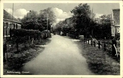 Ak Groet Nordholland, Achterweg