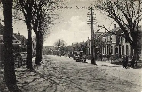 Ak De Cocksdorp Texel Nordholland Niederlande, Dorfstraße