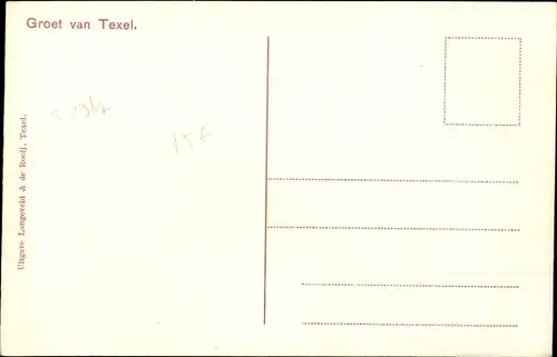 Ak De Cocksdorp Texel Nordholland Niederlande, Noordeind