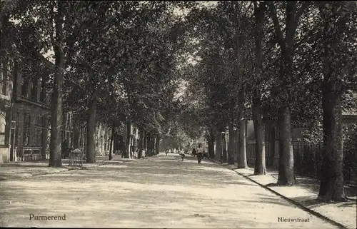 Ak Purmerend Nordholland Niederlande, Straßenpartie