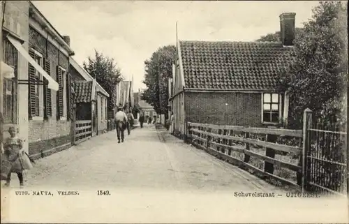 Ak Uitgeest Nordholland Niederlande, Schevelstraat