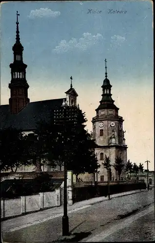 Ak Kielce Polen, Kathedrale