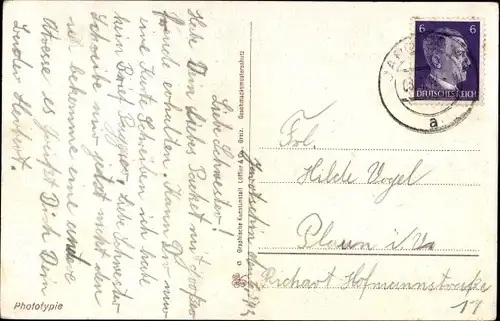 Ak Meerane in Sachsen, Partie am Gondelteich