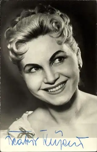 Ak Schauspielerin Beatrix, Portrait, Autogramm