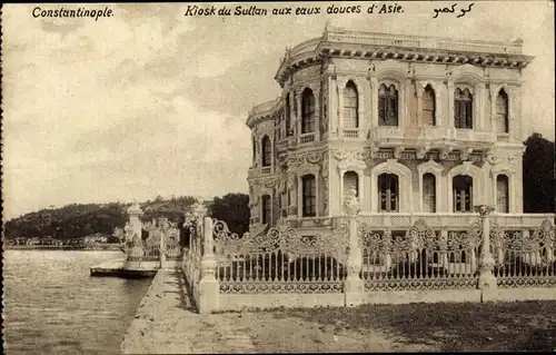 Ak Konstantinopel Istanbul Türkei, Kiosk du Sultan aux eaux douces d'Asie