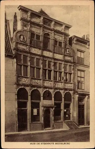 Ak Middelburg Niederlande, Huis de Steenrots
