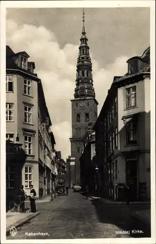 Ak København Kopenhagen Dänemark, Nikolaj Kirke