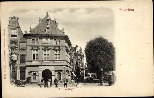 Ak Haarlem Nordholland Niederlande, De Waag