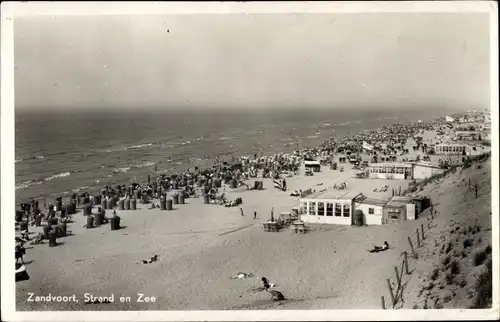 Ak Zandvoort Nordholland Niederlande, Strand en Zee