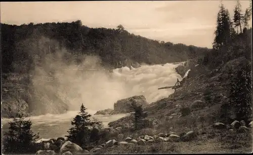 Ak Norwegen, Wasserfall