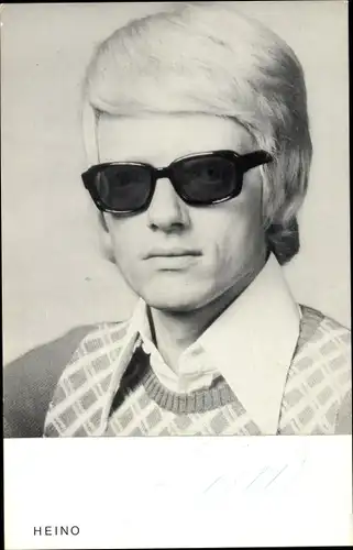 Ak Sänger Heino, Portrait, Autogramm