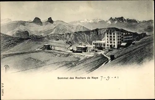 Ak Veytaux Kanton Waadt, Rochers de Naye