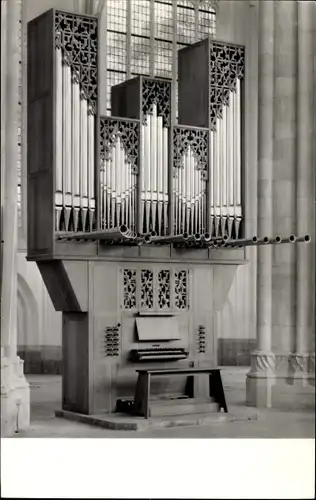 Ak Arnhem Gelderland Niederlande, Grote of St. Eusebiuskerk, Koororgel