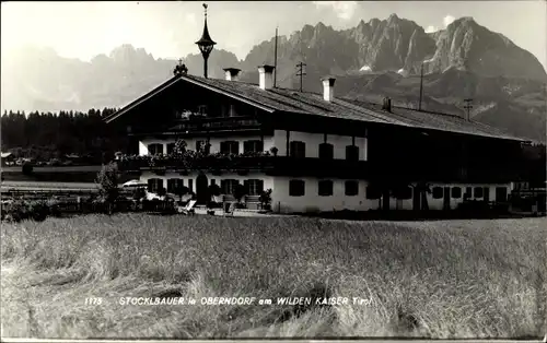 Ak Oberndorf am Wilden Kaiser Tirol, Stöcklbauer
