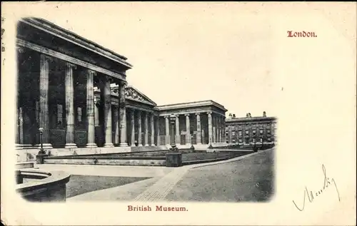 Ak London City England, British Museum