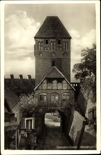 Ak Tangermünde an der Elbe, Rossfurth