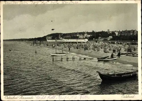 Ak Ostseebad Zinnowitz auf Usedom, Oststrand