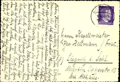 Ak Altenburg in Thüringen, Markt