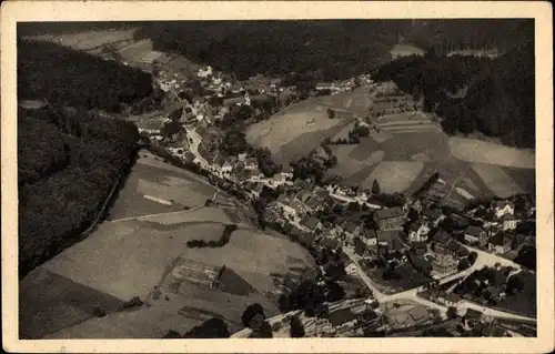 Ak Bad Grund im Harz, Fliegeraufnahme